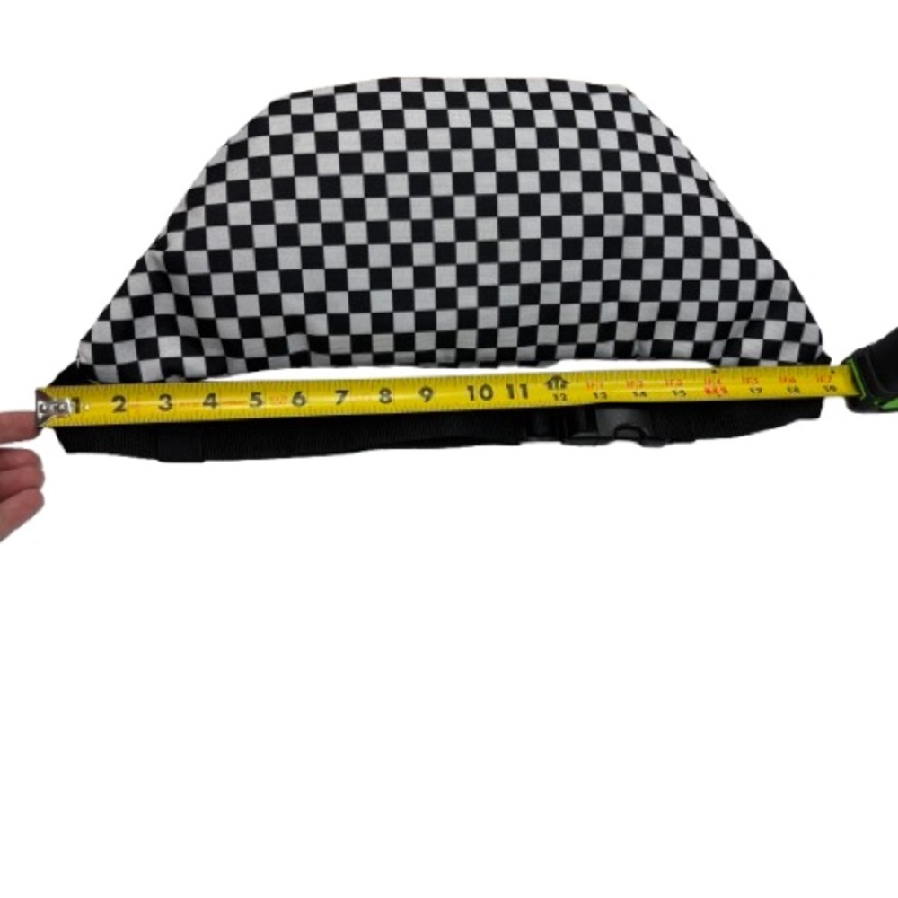 Vans Ward Crossbody Black-White Checkerboard Large Fanny Pack Unisex - Picture 7 of 15